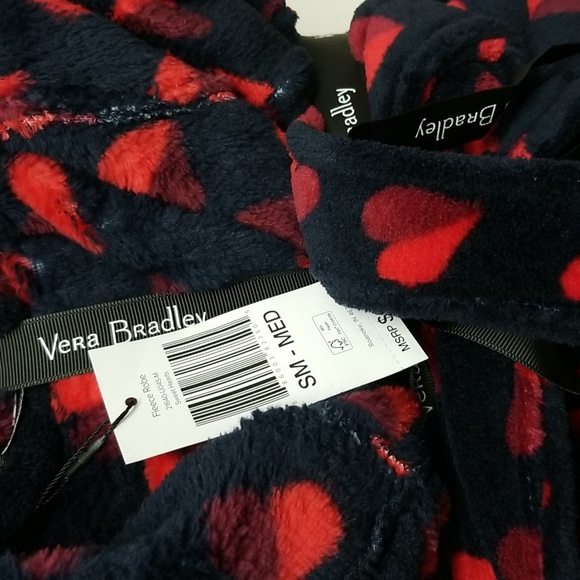 VERA BRADLEY SWEETHEART FLEECE ROBE - Picture 3 of 10
